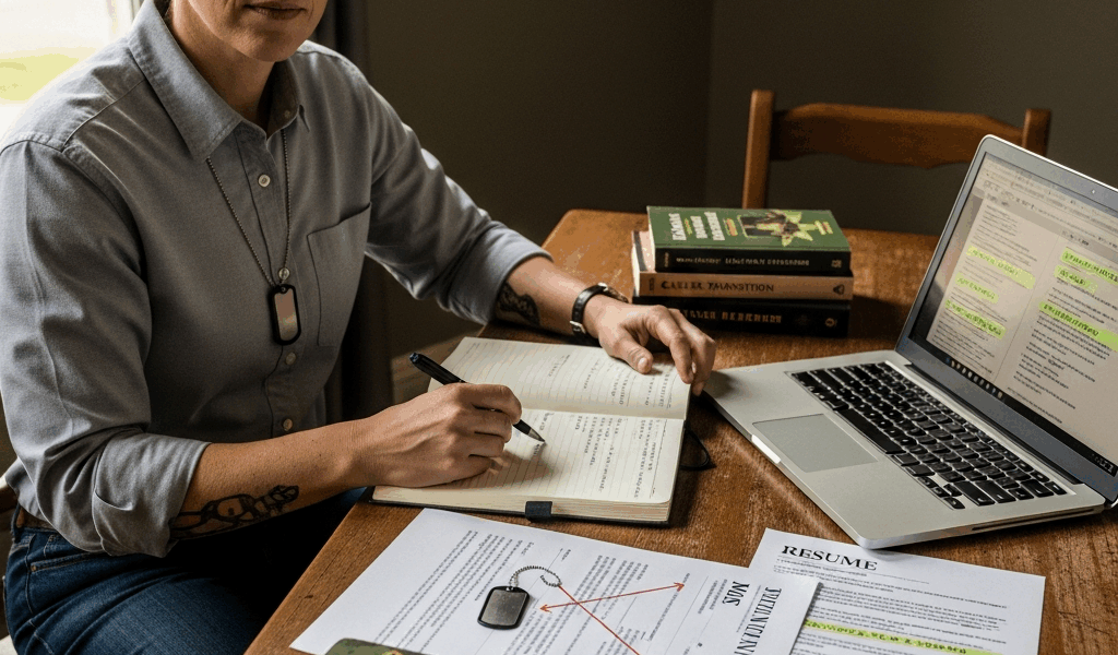 Professional photograph related to: Military to Civilian Resume — Translate Your MOS. High quality, 
